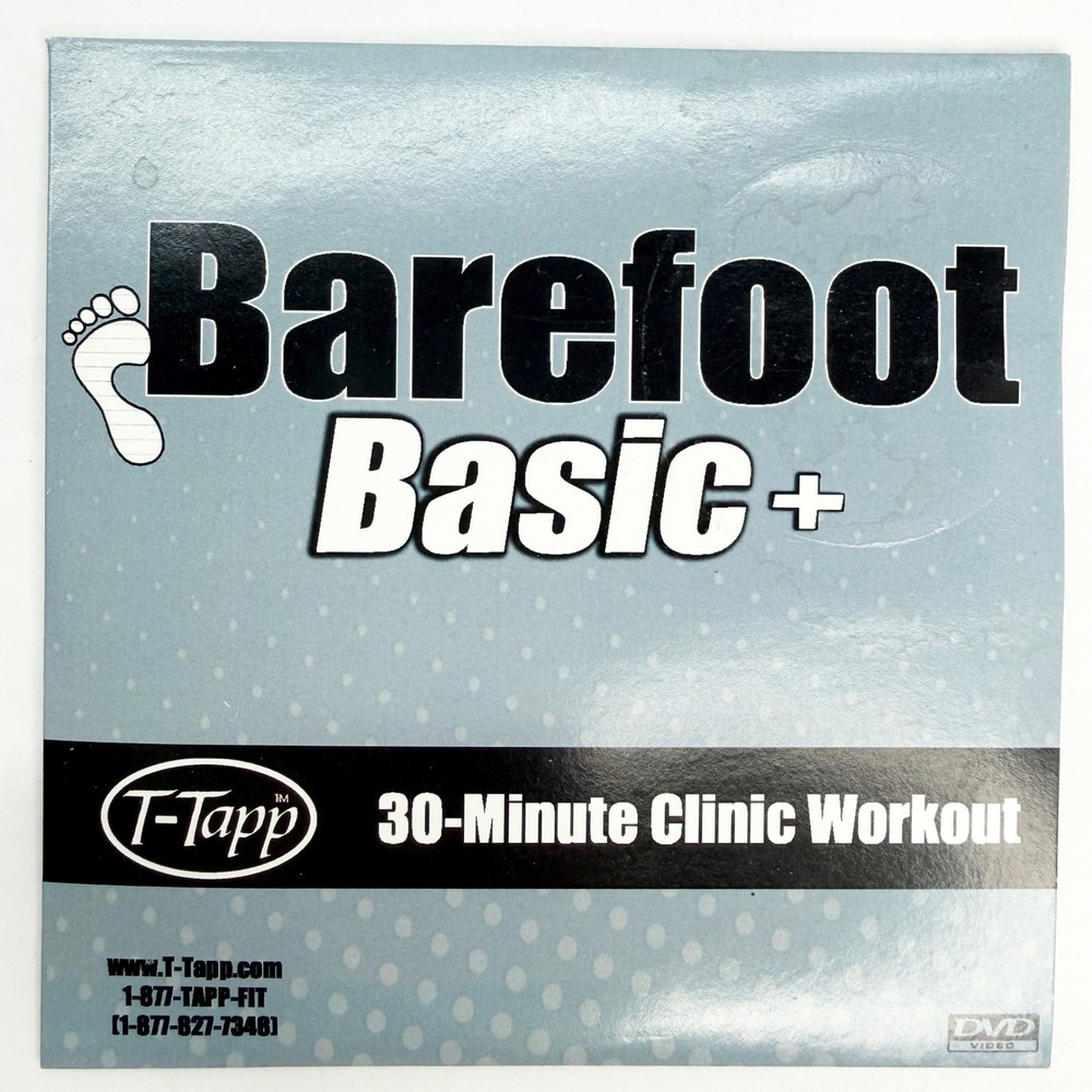 T-Tapp Basic Workout Plus DVD Lot Barefoot Tempo Series Dietary Guidelines Set - Picture 6 of 13